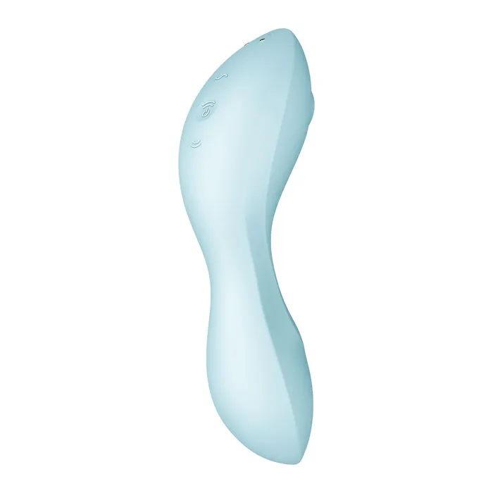 Vibrators | Satisfyer Succhia Clitoride Satisfyer Cruvy Trinity 5+ Azzurro Vibrators | Satisfyer Succhia Clitoride Satisfyer Cruvy Trinity 5+ Azzurro