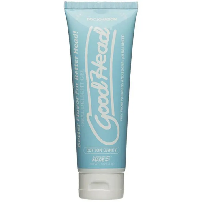 Doc Johnson Goodhead - Oral Delight Gel - 4 Oz Tube - Cotton Candy | Enhancers Doc Johnson Goodhead - Oral Delight Gel - 4 Oz Tube - Cotton Candy | Enhancers
