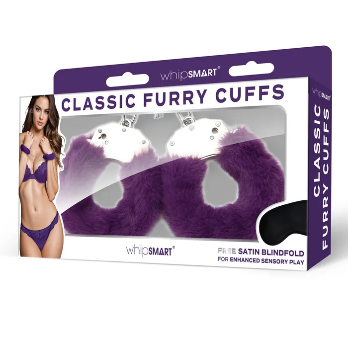 WhipSmart Classic Furry Cuffs - Purple-(ws1508) | WhipSmart Vibrators WhipSmart Classic Furry Cuffs - Purple-(ws1508) | WhipSmart Vibrators