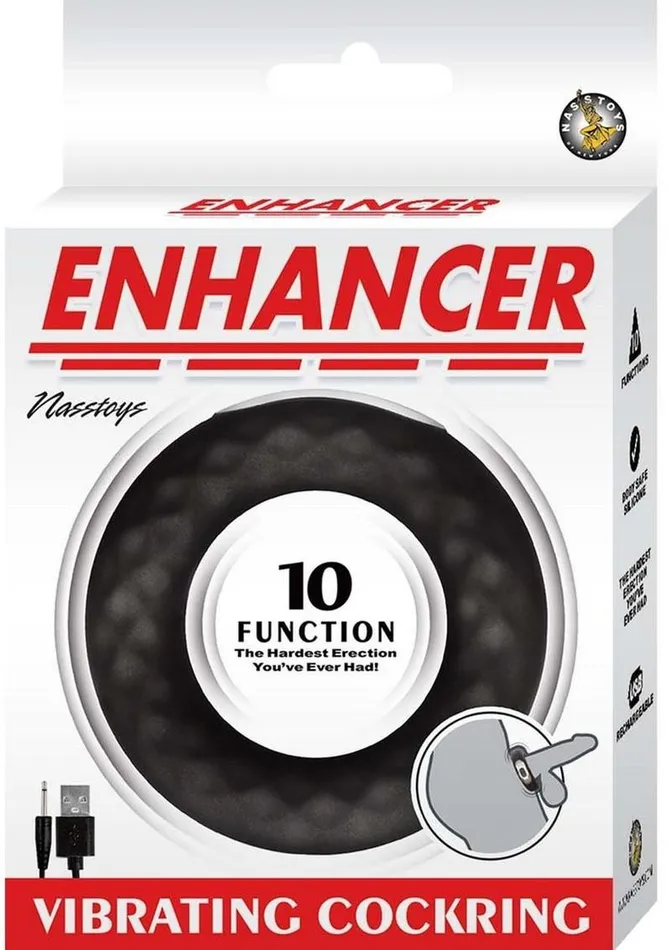 Enhancer Female Sex Toys Enhancer Rechargeable Silicone Vibrating Cockring