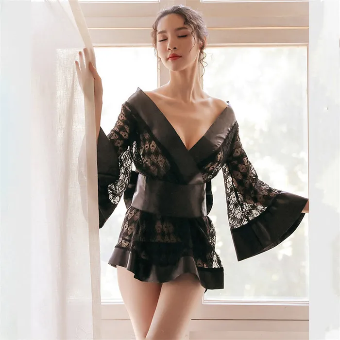 Dark Japanese Kimono SCD066 NyoKii Anal