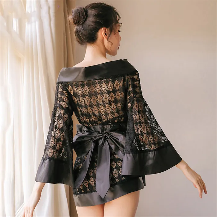 Dark Japanese Kimono SCD066 NyoKii Anal