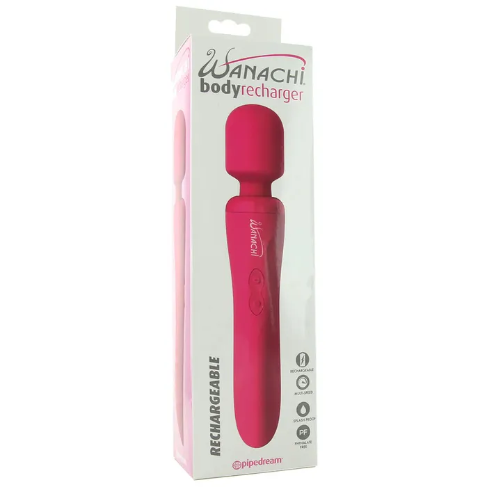 Female Sex Toys Erotica Adult Toys Body Recharger Silicone Massager in Pink