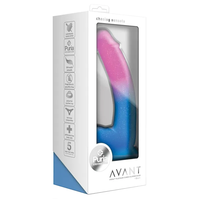 Avant Chasing Sunsets Mermaid Glitter Dildo Blush Dildos