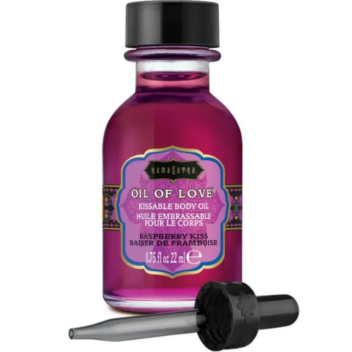 Couples KAMASUTRA COSMETICS KAMASUTRA KISSABLE OIL OF LOVE PREFERISCE LAMPONE 22 ML